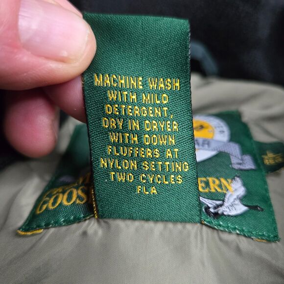 Cabela's Premier Northern Goose Down Parka Coat Jacket Mens Size Large Green C2 - Picture 12 of 15